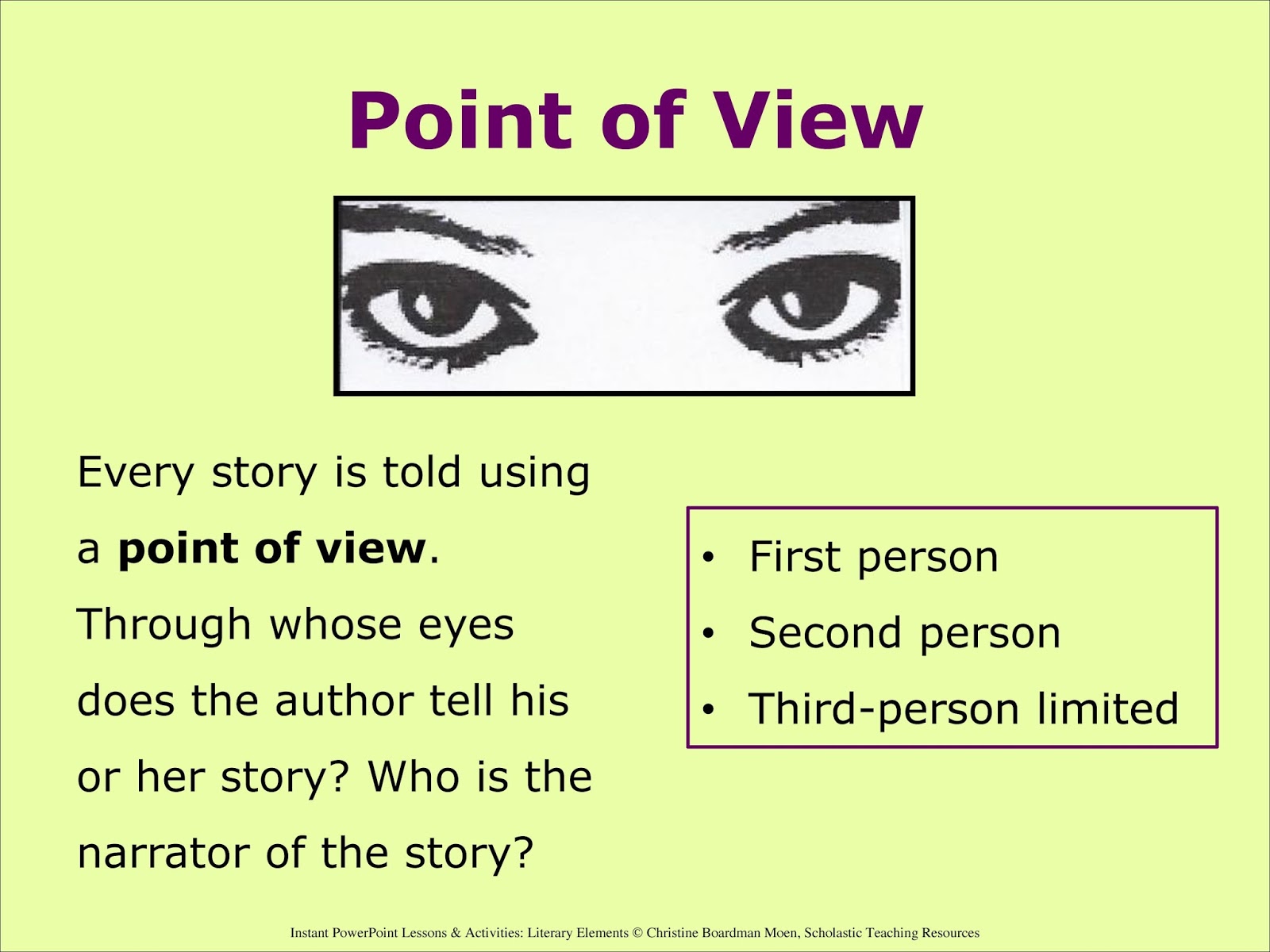 academic writing third person point view